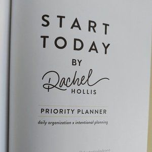 Start Today Priority Planner by Rachel Hollis